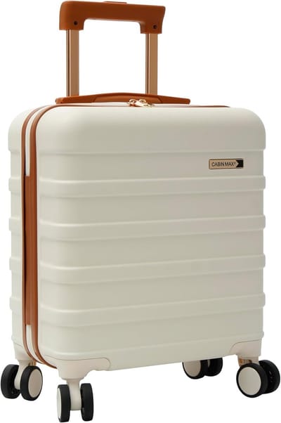 Koffer Hardcase - Handbagage Koffer - Vliegen - Lichtgewicht ABS Materiaal - 45x36x20 cm - Zwart