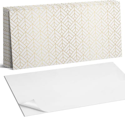 Coloray Plaktegels - 3D bladpatroon Wandtegel Zelfklevend - 60 cm x 30 cm - Wit Plaktegels - 6 stuks - Rechthoek PVC Tegels - Plaktegels Keuken - Zelfklevende Vloertegels Badkamer - Vinyl Tegels - Zelfklevende Wandtegels