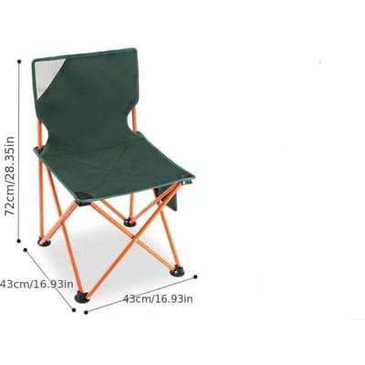 1 stuks Campingstoel Outdoor Klapstoel, Licht Draagbare Kleine Mazar, Kunststudent Rugleuning Bank large