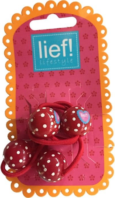 Bol Elastiekjes Rood - Lief Lifestyle