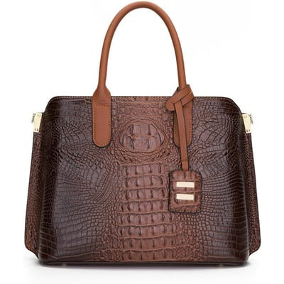 Retro Luxe Dameshandtas Mode Krokodillenpatroon Grote Capaciteit Tote Bag Europese en Amerikaanse Straattrend Schoudertas Dames
