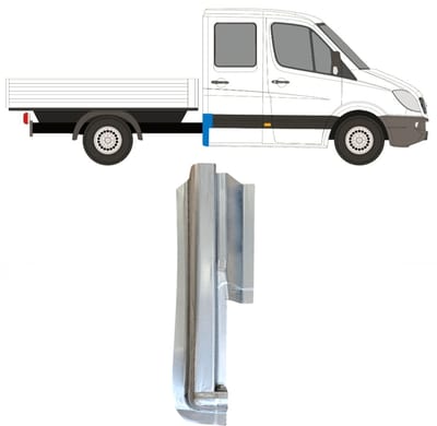 Reparatiepaneel achter hoek voor Mercedes Sprinter 2006-2018 / Rechts