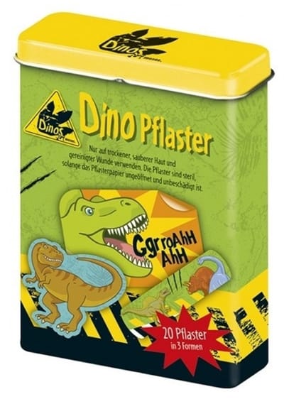 Blikje pleisters met dinosaurussen - 20 stuks