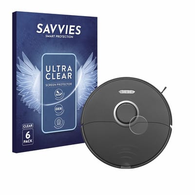 Savvies - Screenprotector voor Roborock S8 Lidar Sensor (alleen wit model) - Folie Beschermfolie transparant 6 Stuks