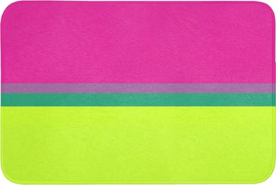 Badmat 90x60 cm - Antislip - Strepen - Modern - Kleurrijk - Badmatten voor badkamer - Badkamermat - Douchemat - Badkamer mat
