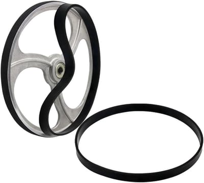 Lintzaag Rubberen Band - Houtbewerking Ringen - Verbeteren Grip - Duurzaam Rubber - Voor 12 Inch - Zwart