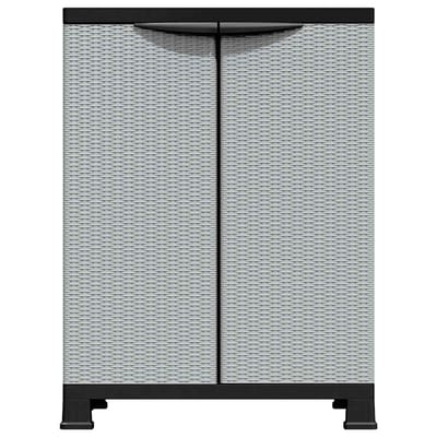 vidaXL - Opbergkast - 68x39x92 - cm - rattan - ontwerp