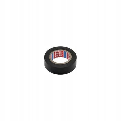 Tesa PVC Isolatietape Zwart 10m x 15mm - Professioneel