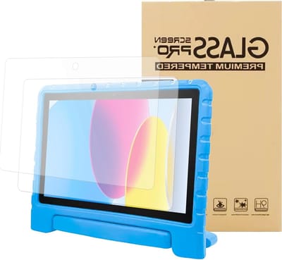 2-Pack Screen Protector voor 8 Inch Kindertablet - Ultraheldere, Krasbestendige en Vingerafdrukvrije Tempered Glass Film met 9H Hardheid