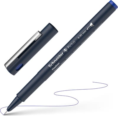 Schneider fineliner - Pictus - lijnbreedte 0,05 mm - blauw - S-197003