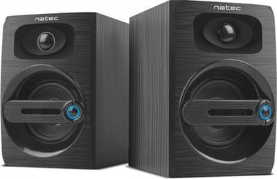Natec Glosniki 2.0 Cougar 6W RMS Czarne - 2.0-channel