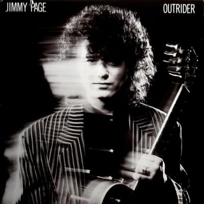 LP Plaat JIMMY PAGE  Outrider GHS24188 Geffen Records 1988 VS Rock Gebruikt white