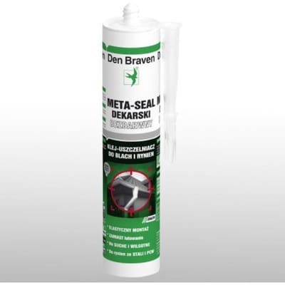Den Braven Meta Seal Gris Mastic Pour Toles Et Gouttières 290Ml