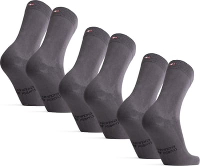 DANISH ENDURANCE Bamboe Sokken - Ademende Antizweet Sokken Zacht - Unisex - 3 Paar - Maat 39-42