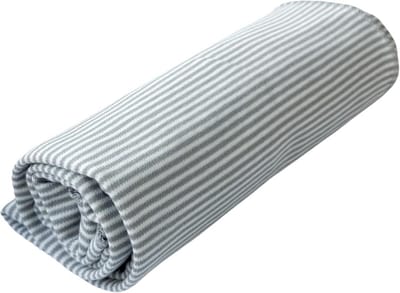 Wikkeldoek Baby - Inbakerdoek Swaddler - Rustige Slaap - Elastisch En Stevig - 90x90 cm - Grijs Wit