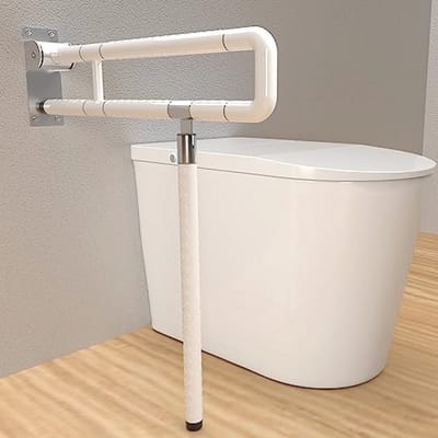 Veiligheidswandsteungreep voor Toiletten en Douches - Inklapbare Antislip Handgreep voor Senioren en Gehandicapten