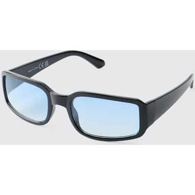 Rechthoekige Zonnebril Met Blauwe Glazen | Blue