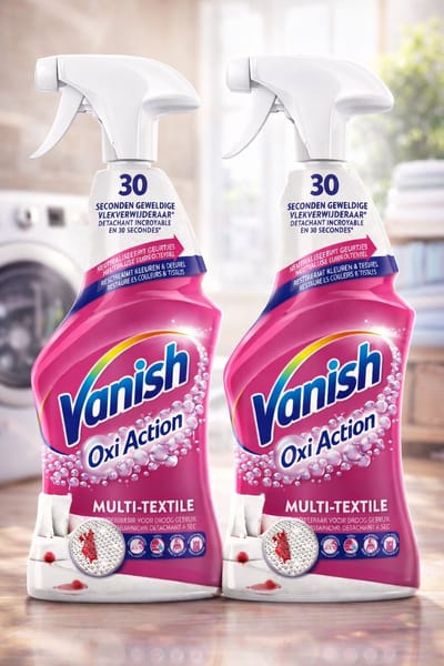 Vanish - Oxi action stain remover- Voordeelverpakking - 2 stuks Vlekkenverwijderaar - 3 in 1 Power - 2 x 500ML