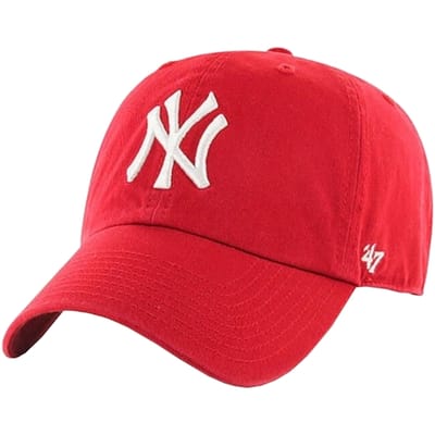 47 Brand New York Yankees MLB Clean Up Cap B-RGW17GWS-RD, Mannen, Zwart, Pet, maat: One size