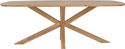 Tower Living Eettafel Crotone Deens ovaal acacia 260 cm - Naturel