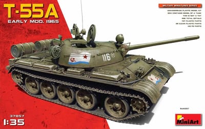 Miniart - T-55a Early Mod. 1965 (Min37057) - modelbouwsets, hobbybouwspeelgoed voor kinderen, modelverf en accessoires