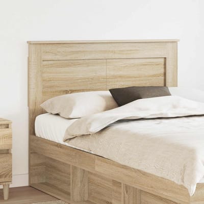 vidaXL Hoofdbord Sonoma Eiken Bewerkt hout