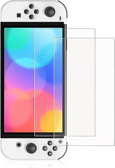 STEN Screenprotector Geschikt voor Nintendo Switch OLED Model - 2 stuks