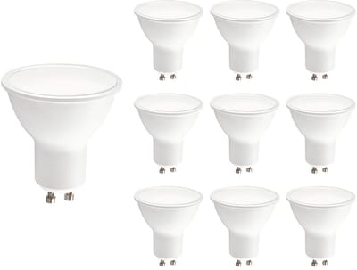 Kobi LED Spot GU10 1W - 90lm - 6000K - 230V - Voor Oriëntatieverlichting, Display of Keukenkast - GU10 Fitting - 10 stuks