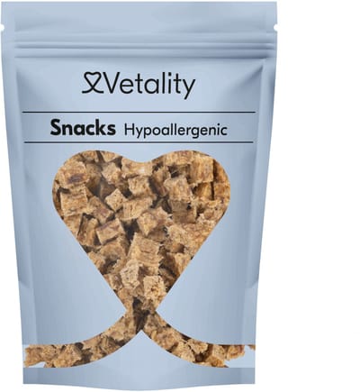 Vetality Hondensnack Hypoallergeen - 200 gram - Gans - Hondenkoekjes Vrij van Granen en Toevoegingen - Voor Training en Beloning