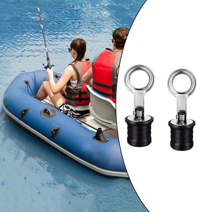 Afvoerplug Boot - Afsluitdop - Waterdicht Maken - Snap Handvat Noktype - 25mm of 32mm - Zilver