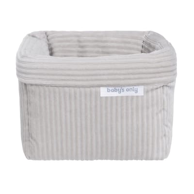 Baby's Only Commodemandje - Opbergmandje - Commode organizer - Babykamer accessoires Sense - Kiezelgrijs