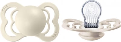 BIBS supreme | Fopspeen | Silicone | Ivory | T1 | 0-6 maand