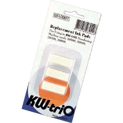 Stempelkussen KW-trio numeroteur 3 stuks
