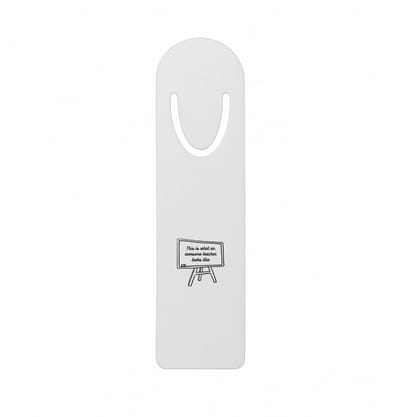 Hacebo® - This is what an awesome teacher looks like metalen boekenlegger - Juf - Meester - Teacher Bladwijzer boekenleggers - 12.7 cm x 3.2cm