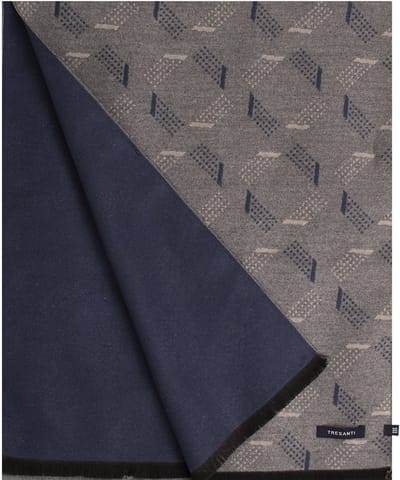 TRESANTI | FUSO | Viscose sjaal geruit motief | Grijs