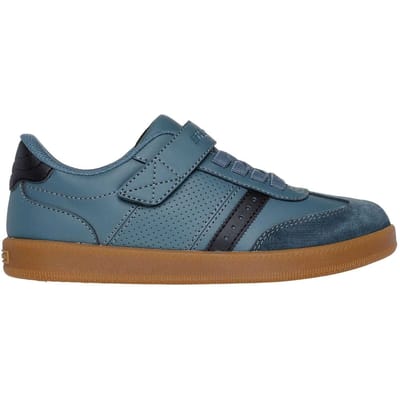 Skechers Zinger Street suède sportschoenen voor jongens (Leisteen)