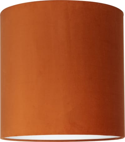 Uniqq Lampenkap velour oranje Ø 40 cm - 40 cm hoog