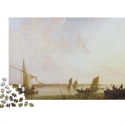 Houten Puzzel - Kunstpuzzel - Ontspanning - Unieke Vormen - 1000 Stukjes - Museum Stijl