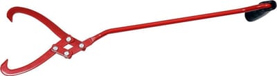 Handverpakkingstang - Heftang Houtgrijper - Stammen Verplaatsen - Robuust Koolstofstaal - 770mm Lengte 275mm Opening - Rood