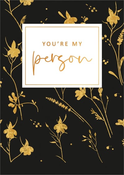 Kaart - Gold Rush - You're my person - GLD019