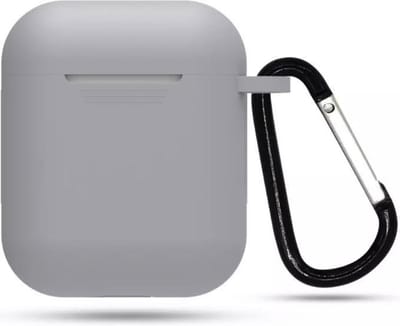 Airpod Siliconen Hoesje Casez - Grijs - Geschikt voor Apple Airpods - airpod case - oordopjes hoesje - beschermhoesje airpods