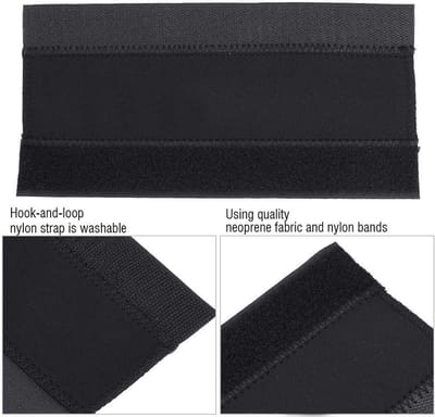 Dailygoody - Bike Frame Protector - Bike Frame Wrap - Beschermend - 2Pcs - Catena Bescherming - Ideaal voor Fietsers - Zwart
