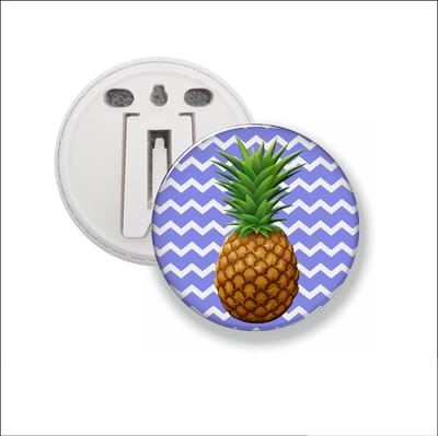 Button Met Clip - Ananas