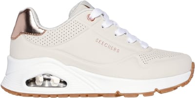 Skechers UNO GEN1 - SHIMMER AWAY Meisjes Sneakers - Naturel