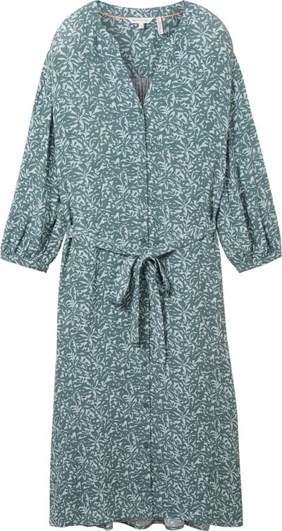 TOM TAILOR printed dress with belt Dames Jurk - Maat 38