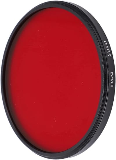 High Definition Rood Cameralensfilter voor DSLR-camera's - 77 mm Kleurenlensfilter voor Verbeterde Beeldkwaliteit en Kleurnauwkeurigheid