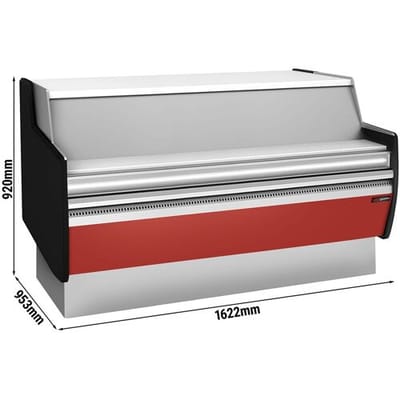 GGM Gastro Kassentisch - 1620mm - Frontblende Dunkelrot