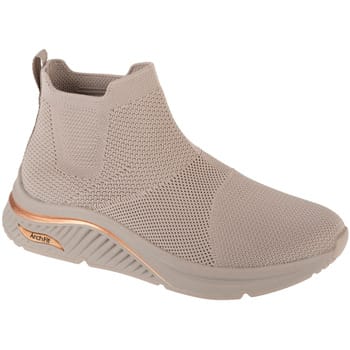 Skechers Arch Fit S-Miles - Sock Walk, Vrouwen, Beige, Sportschoenen, maat: 38