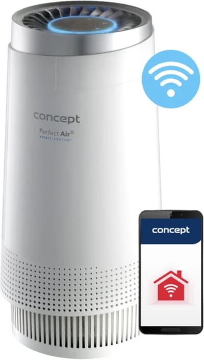 Concept CA1010 luchtreiniger - Perfect Air Smart -  20 m² \ 32 dB - Wit