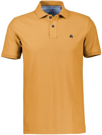 LERROS Herenpoloshirt COOL & DRY ademend piqué , Maat: M , Kleur: DULL PEACH , 60% katoen, 40% polyester